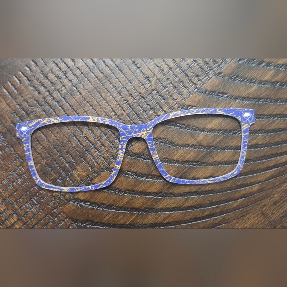 Pair Eyewear Buffalo Sabres NHL Magnetic Top Frame Topper Kirby Blue Gold